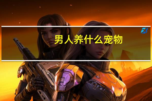 男人养什么宠物