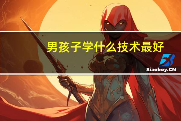 男孩子学什么技术最好