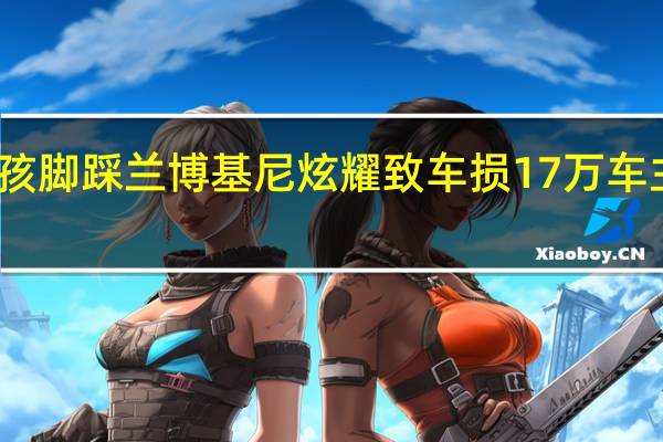 男孩脚踩兰博基尼炫耀致车损17万 车主再发声：会追责到底