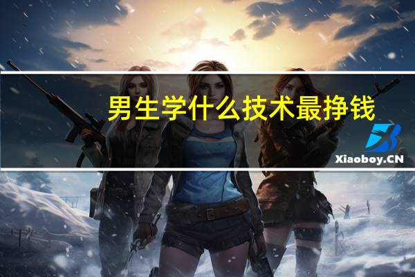 男生学什么技术最挣钱