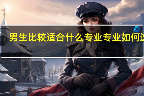 男生比较适合什么专业 专业如何选择