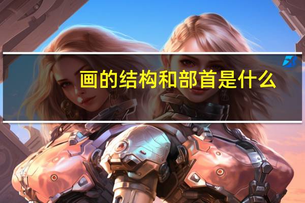 画的结构和部首是什么（画的结构）