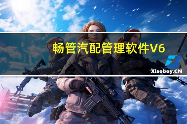 畅管汽配管理软件 V6.0 绿色免费版（畅管汽配管理软件 V6.0 绿色免费版功能简介）