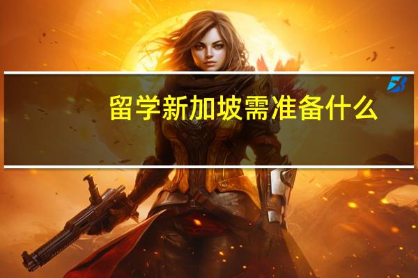 留学新加坡需准备什么