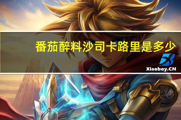 番茄醉料沙司卡路里是多少