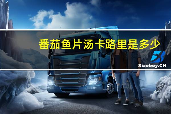 番茄鱼片汤卡路里是多少