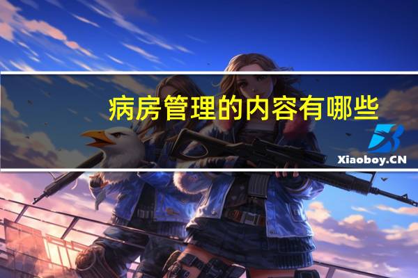 病房管理的内容有哪些