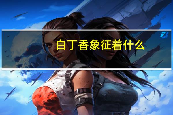白丁香象征着什么