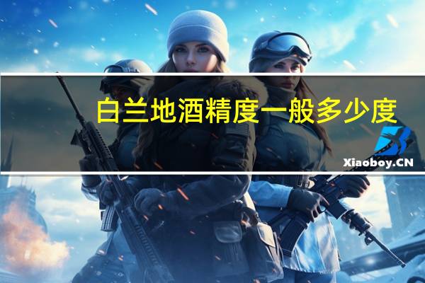 白兰地酒精度一般多少度（白兰地多少度）