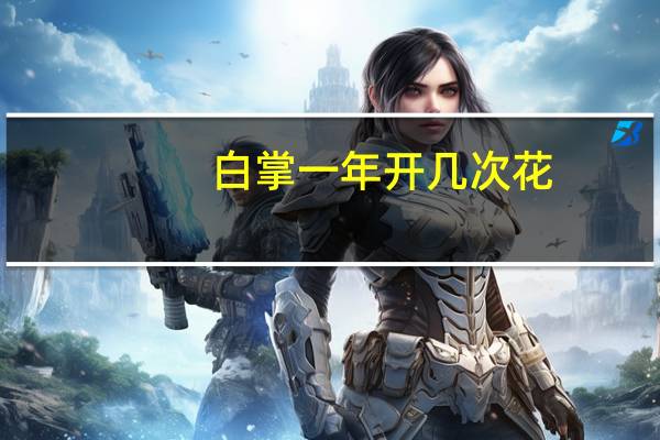 白掌一年开几次花