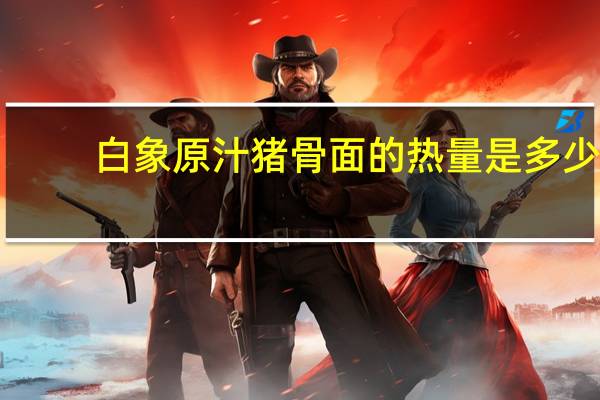 白象 原汁猪骨面的热量是多少