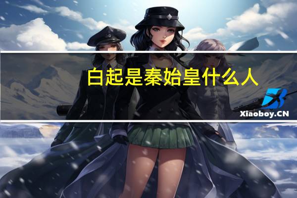 白起是秦始皇什么人