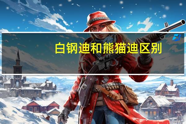白钢迪和熊猫迪区别
