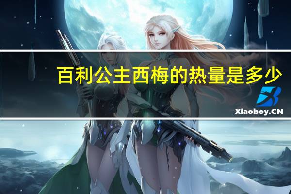 百利 公主西梅的热量是多少