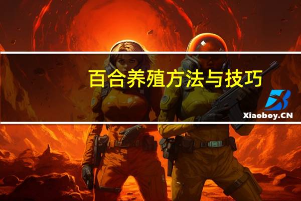 百合养殖方法与技巧