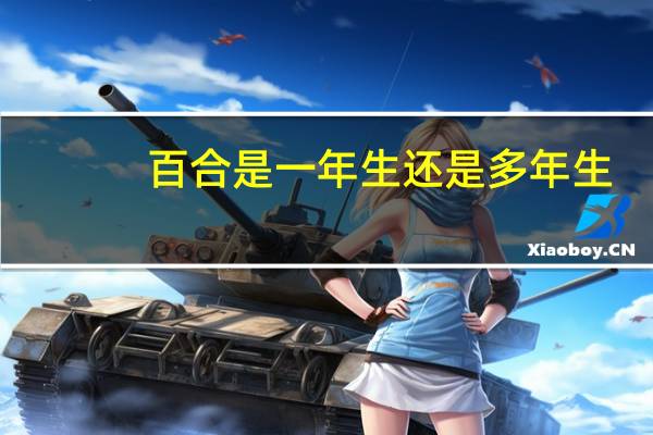 百合是一年生还是多年生