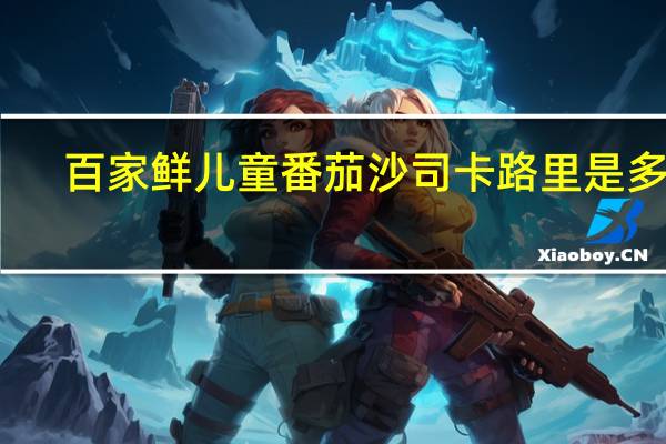 百家鲜 儿童番茄沙司卡路里是多少