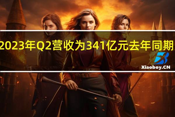 百度2023年Q2营收为341亿元去年同期为296亿元
