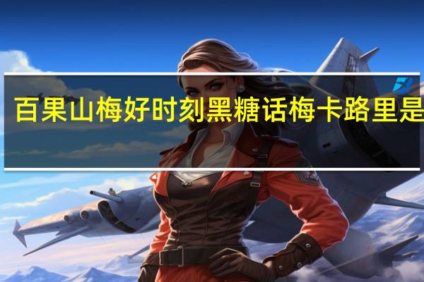 百果山 梅好时刻黑糖话梅卡路里是多少