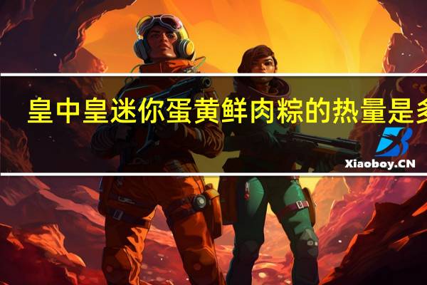 皇中皇 迷你蛋黄鲜肉粽的热量是多少