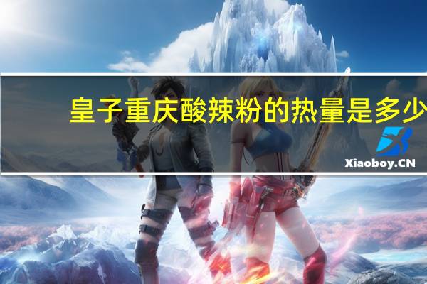 皇子 重庆酸辣粉的热量是多少