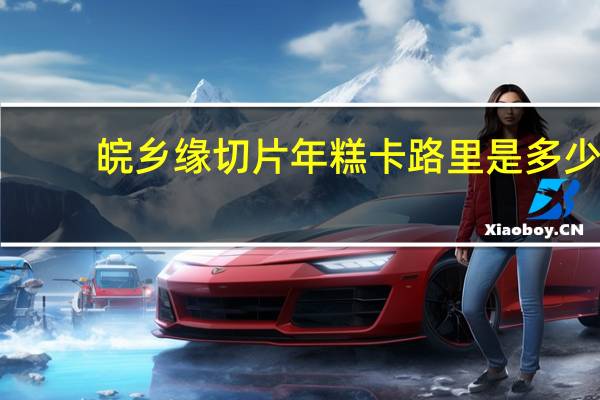 皖乡缘 切片年糕卡路里是多少