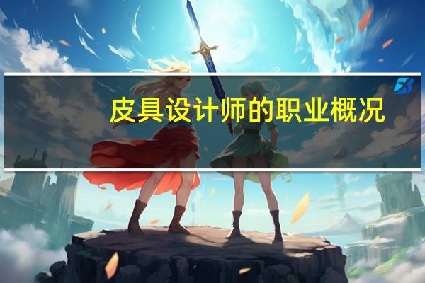 皮具设计师的职业概况