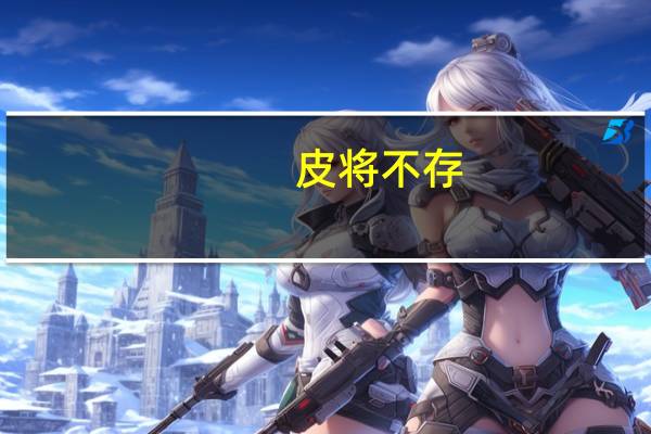 皮将不存,毛之焉附,什么意思