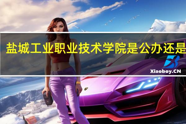 盐城工业职业技术学院是公办还是民办