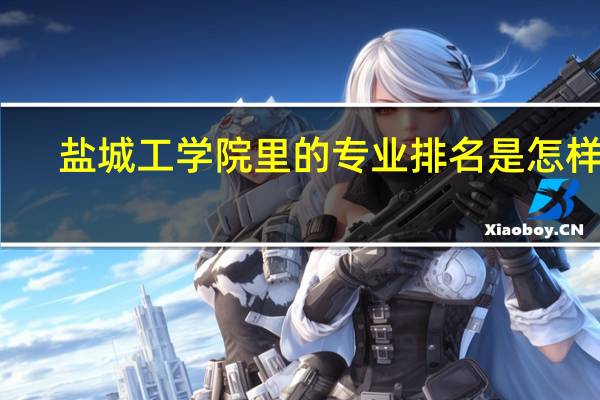盐城工学院里的专业排名是怎样的