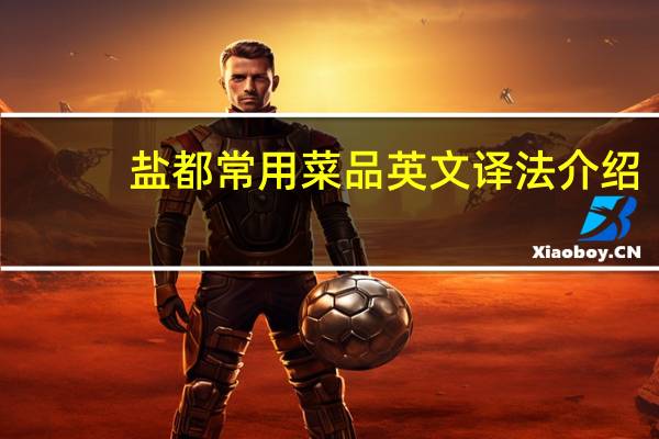 盐都常用菜品英文译法介绍