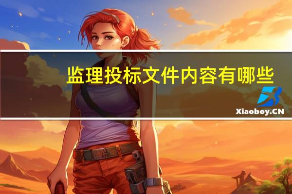 监理投标文件内容有哪些
