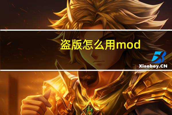 盗版怎么用mod（盗版gmod怎么装mod）