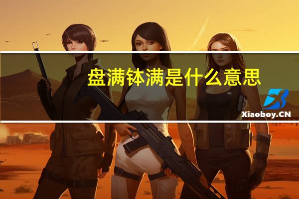 盘满钵满是什么意思