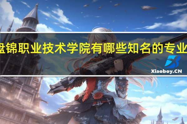 盘锦职业技术学院有哪些知名的专业和学科