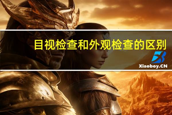 目视检查和外观检查的区别