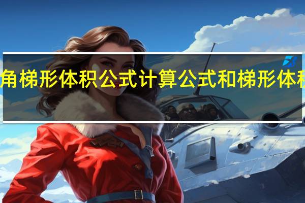 直角梯形体积公式计算公式和梯形体积的关系（直角梯形体积公式）