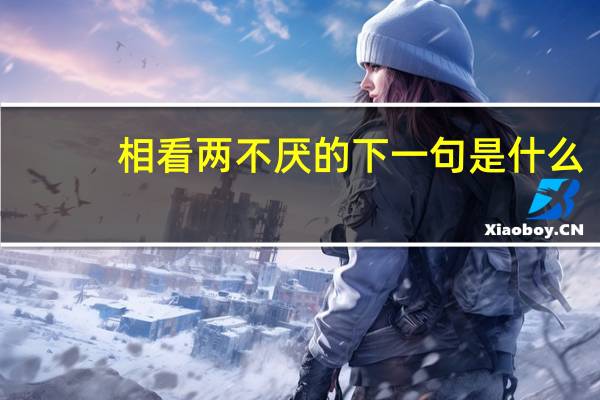 相看两不厌的下一句是什么