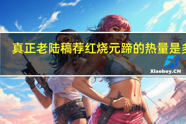 真正老陆稿荐 红烧元蹄的热量是多少