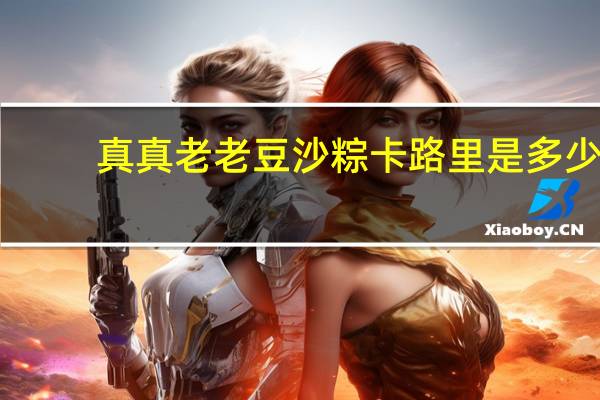 真真老老 豆沙粽卡路里是多少