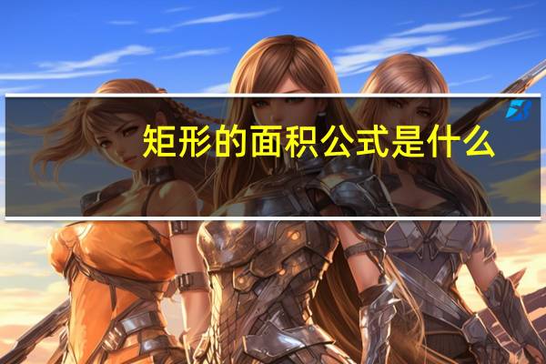 矩形的面积公式是什么（矩形的面积公式）