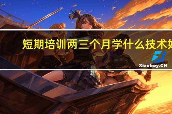 短期培训两三个月学什么技术好