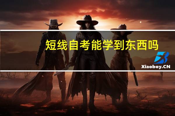 短线自考能学到东西吗(短线自考简介)