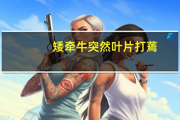 矮牵牛突然叶片打蔫