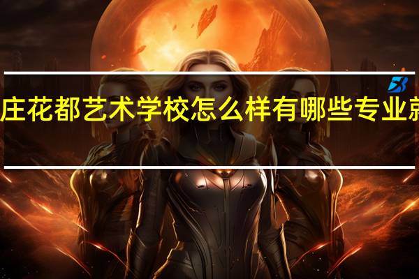 石家庄花都艺术学校怎么样 有哪些专业就业前景好