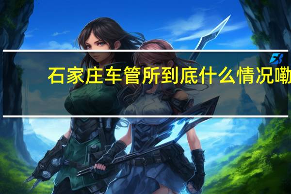 石家庄车管所 到底什么情况嘞