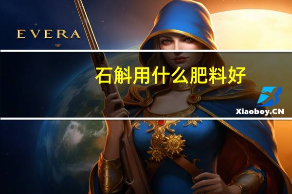 石斛用什么肥料好
