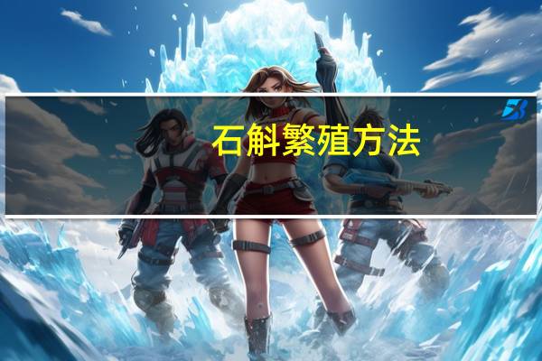 石斛繁殖方法