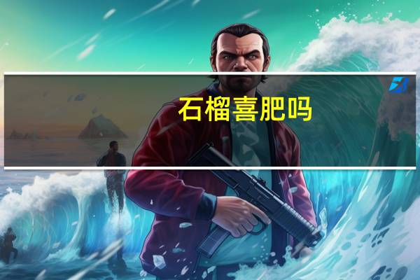 石榴喜肥吗