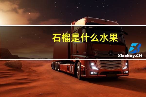 石榴是什么水果